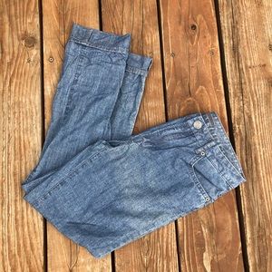 Girls Vince Chambray Lightweight Jeans, Size 12